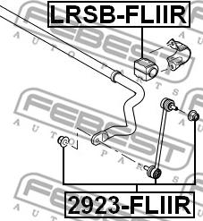 Febest 2923-FLIIR - Tanko, kallistuksenvaimennin inparts.fi