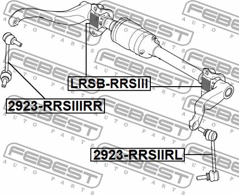 Febest 2923-RRSIIIRL - Tanko, kallistuksenvaimennin inparts.fi