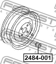 Febest 2485B-001 - Pyöränpultit inparts.fi