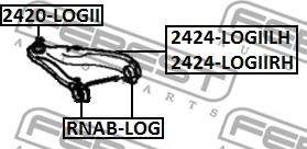 Febest 2424-LOGIILH - Tukivarsi, pyöräntuenta inparts.fi