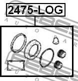 Febest 2475-LOG - Korjaussarja, jarrusatula inparts.fi