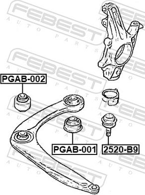 Febest 2520-B9 - Pallonivel inparts.fi