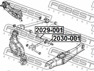 Febest 2029-001 - Kallistumansäätöruuvi inparts.fi