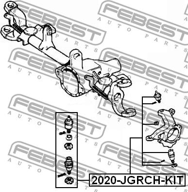 Febest 2020-JGRCH-KIT - Pallonivel inparts.fi