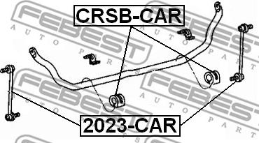 Febest 2023-CAR - Tanko, kallistuksenvaimennin inparts.fi