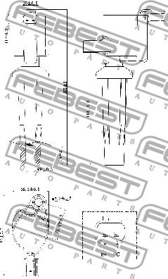 Febest 21640-001 - Sytytyspuola inparts.fi