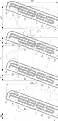 Febest 2101-MONVF - Jarrupala, levyjarru inparts.fi