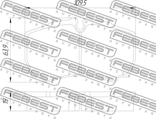 Febest 2101-TT9RWDR - Jarrupala, levyjarru inparts.fi