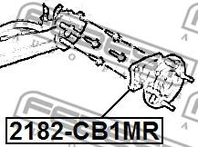 Febest 2182-CB1MR - Pyörän napa inparts.fi