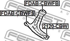 Febest FDAB-CBWFB - Tukivarren hela inparts.fi