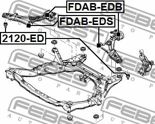 Febest 2120-ED - Pallonivel inparts.fi