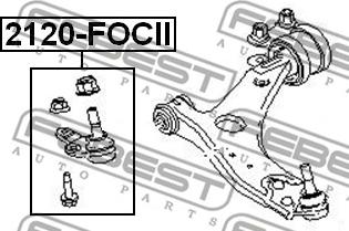 Febest 2120-FOCII - Pallonivel inparts.fi