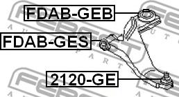 Febest 2120-GE - Pallonivel inparts.fi