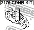 Febest 2176-CDHR-KIT - Korjaussarja, jarrusatula inparts.fi