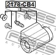 Febest 2178-CB4 - Jarrusylinteri inparts.fi