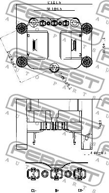 Febest 23640-006 - Sytytyspuola inparts.fi