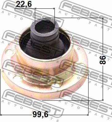 Febest 2315-T4SA - Paljekumi, vetoakseli inparts.fi