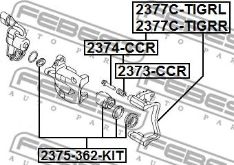 Febest 2377C-TIGRR - Jarrusatulasarja inparts.fi