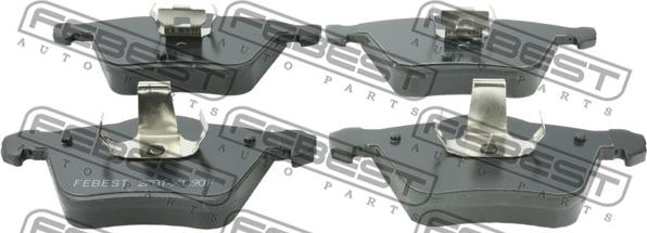 Febest 2701-XC90F - Jarrupala, levyjarru inparts.fi