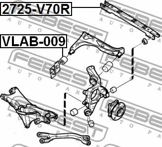 Febest VLAB-009 - Tukivarren hela inparts.fi