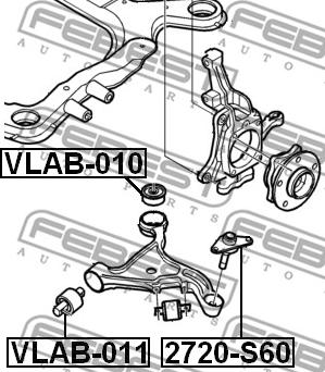 Febest 2720-S60 - Pallonivel inparts.fi