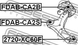 Febest 2720-XC60F - Pallonivel inparts.fi