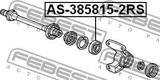 Febest AS-385815-2RS - Laakeri, vetoakseli inparts.fi