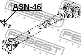 Febest ASN-46 - Nivel, pitkittäisakseli inparts.fi