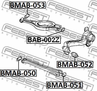 Febest BMAB-051 - Tukivarren hela inparts.fi