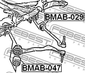 Febest BMAB-047 - Tukivarren hela inparts.fi