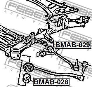 Febest BMAB-029 - Tukivarren hela inparts.fi