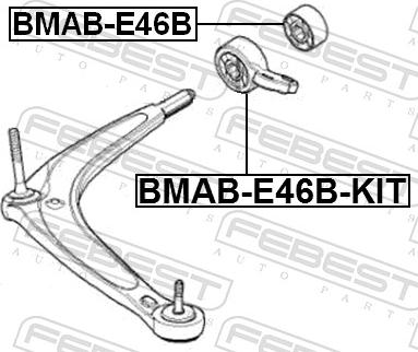 Febest BMAB-E46B-KIT - Tukivarren hela inparts.fi