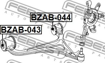 Febest BZAB-044 - Tukivarren hela inparts.fi