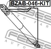 Febest BZAB-046-KIT - Asennussarja, iskunvaimennin inparts.fi