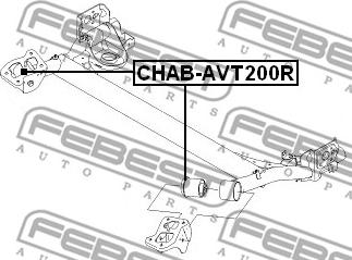 Febest CHAB-AVT200R - Akselinripustus inparts.fi