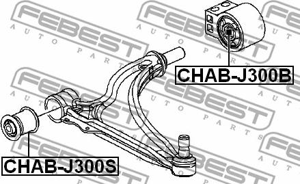 Febest CHAB-J300B - Tukivarren hela inparts.fi