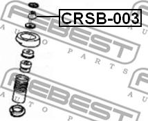 Febest CRSB-003 - Välilevy, iskunvaimennin inparts.fi