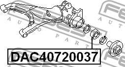 Febest DAC40720037 - Pyöränlaakeri inparts.fi