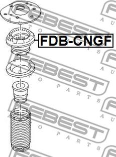 Febest FDB-CNGF - Jousijalan tukilaakeri inparts.fi