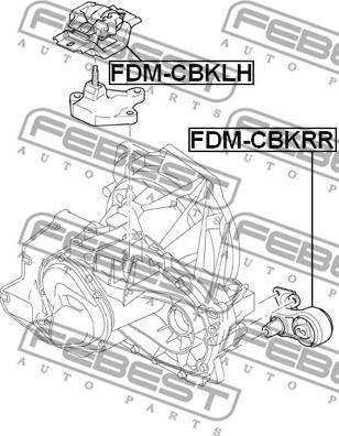 Febest FDM-CBKLH - Moottorin tuki inparts.fi