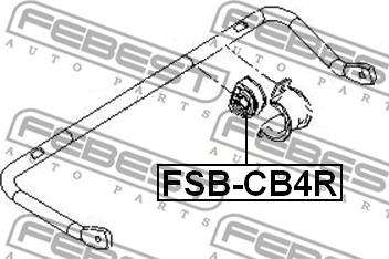 Febest FSB-CB4R - Laakerin holkki, vakaaja inparts.fi