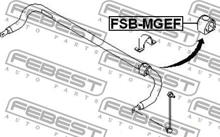 Febest FSB-MGEF - Laakerin holkki, vakaaja inparts.fi