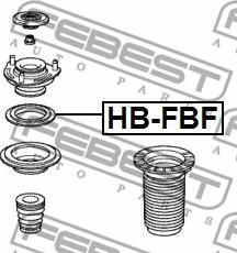 Febest HB-FBF - Rullalaakeri, jousijalkalaakeri inparts.fi