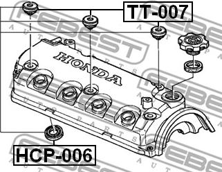 Febest HCP-006 - Tiivisterengas, tulppaistukka inparts.fi