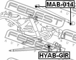 Febest HYAB-GIR - Tukivarren hela inparts.fi