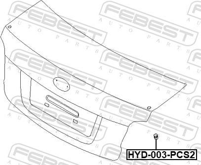 Febest HYD-003-PCS2 - Puskuri inparts.fi