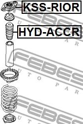 Febest HYD-ACCR - Vaimennuskumi, jousitus inparts.fi