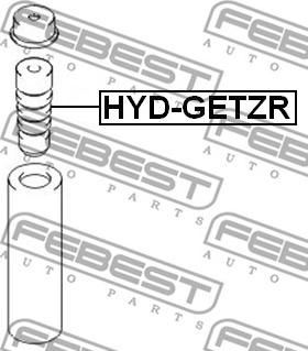 Febest HYD-GETZR - Vaimennuskumi, jousitus inparts.fi