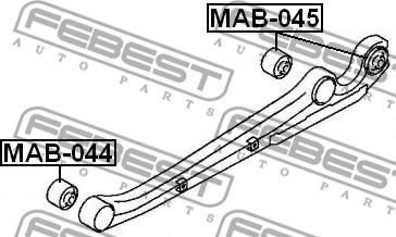 Febest MAB-045 - Tukivarren hela inparts.fi