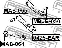 Febest MAB-064 - Tukivarren hela inparts.fi